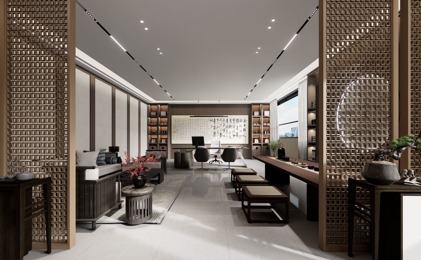 【設計案例】普照國康醫藥辦公室項目概念設計——以空間敘事,筑品牌基因(圖38) 【設計案例】普照國康醫藥辦公室項目概念設計——以空間敘事,筑品牌基因(圖38)